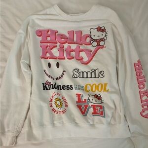 Target Hello Kitty Pink and White Sweatshirt, Lightly worn, good condition
